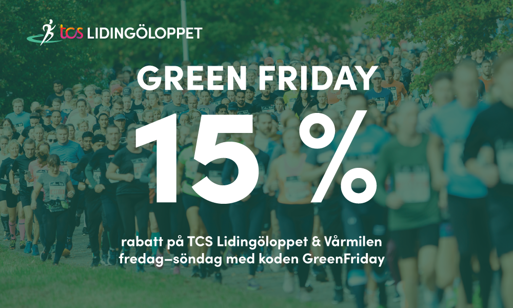 Green Friday: get a 15 % discount on your registration!
